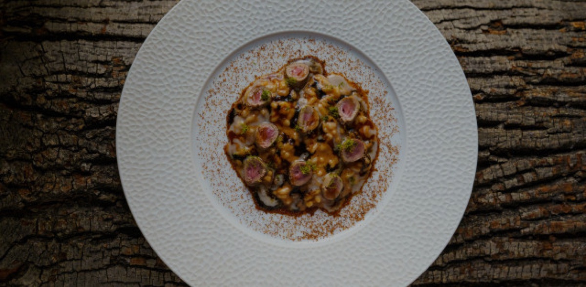 Contemporary Italian plate